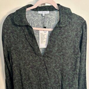 NWT Taylor Tillman New York - Hailey Top in Dark Blooms - Small